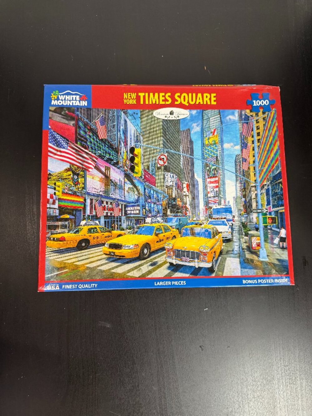 White Mountain New York Times Square 1000 Piece Jigsaw Puzzle